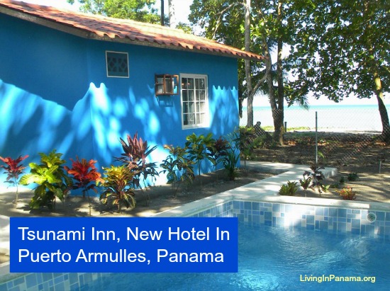 Blue cabin, ocean view, partial view of swimming pool
