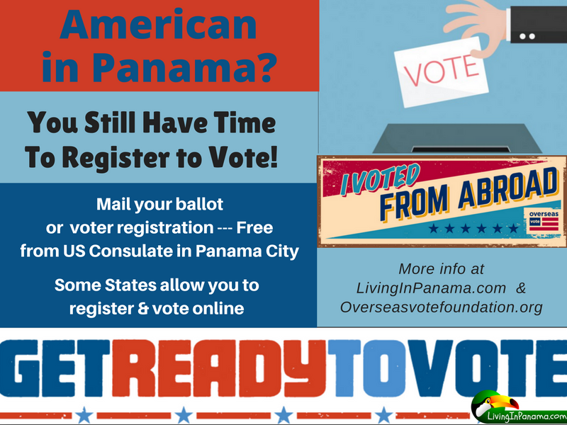 graphic about US Citizens registering to vote in Panama