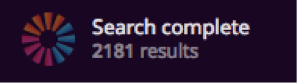 screenshot showing search complete on Momondo