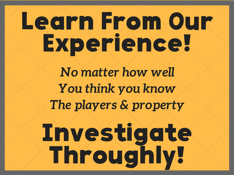 yellow graphic with black text about learning from our experience