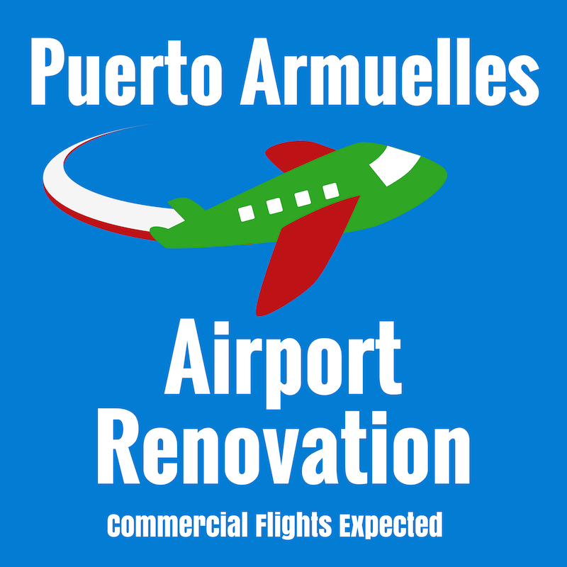 Puerto: Airport Renovation & Commercial Flights!