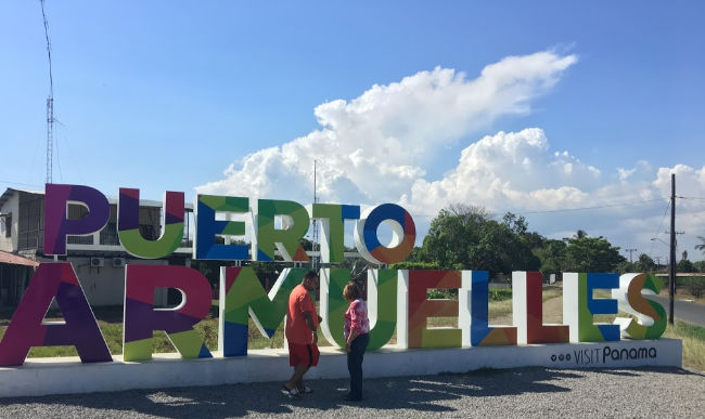 At Last! Puerto Armuelles’s Town Sign