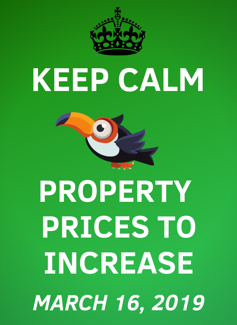 Good News – Property Price Increase Postponed