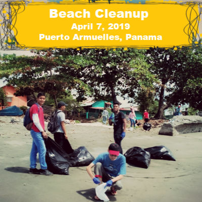 Puerto Armuelles Enjoys Another Beach Cleanup – April 7, 2019