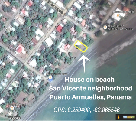 Beach Front House For Sale – Puerto Armuelles, Panama